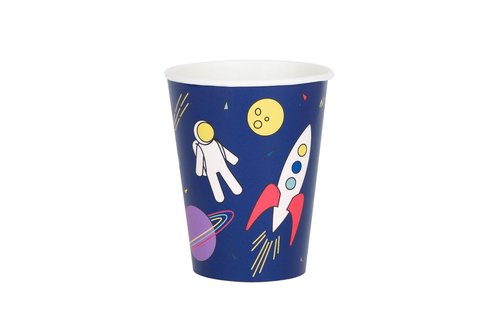 Cosmic Bekers - 8 stuks - Voor een space feestje