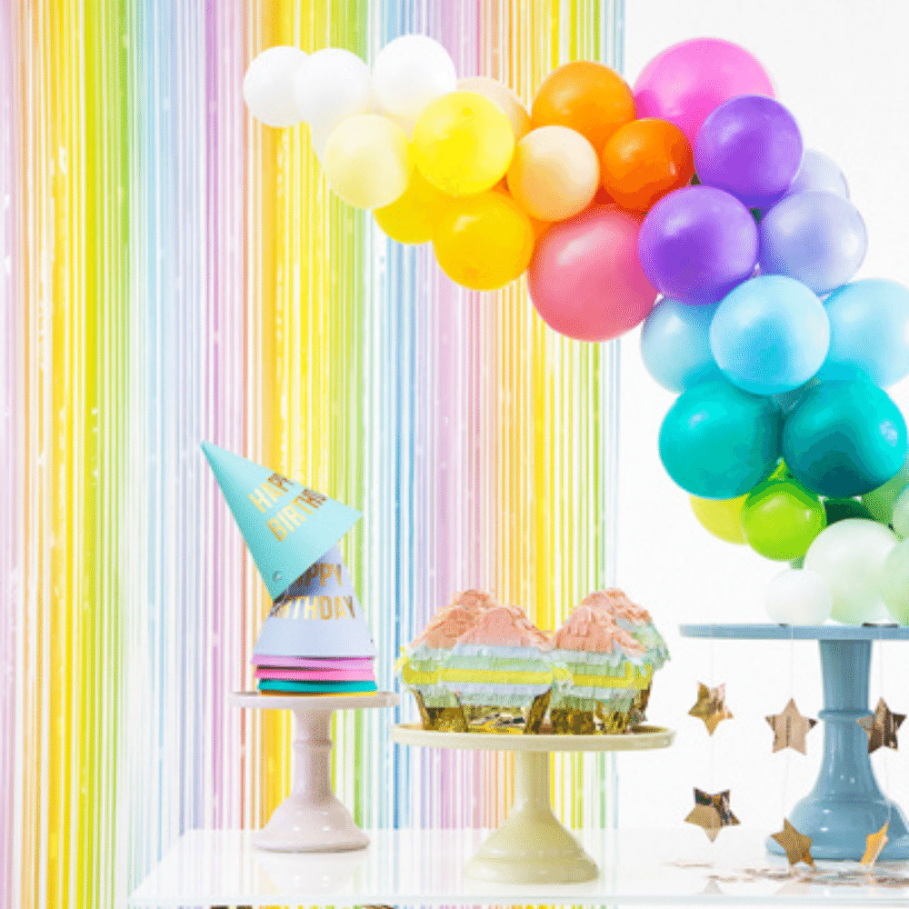 Feestgordijn Pastel - per stuk