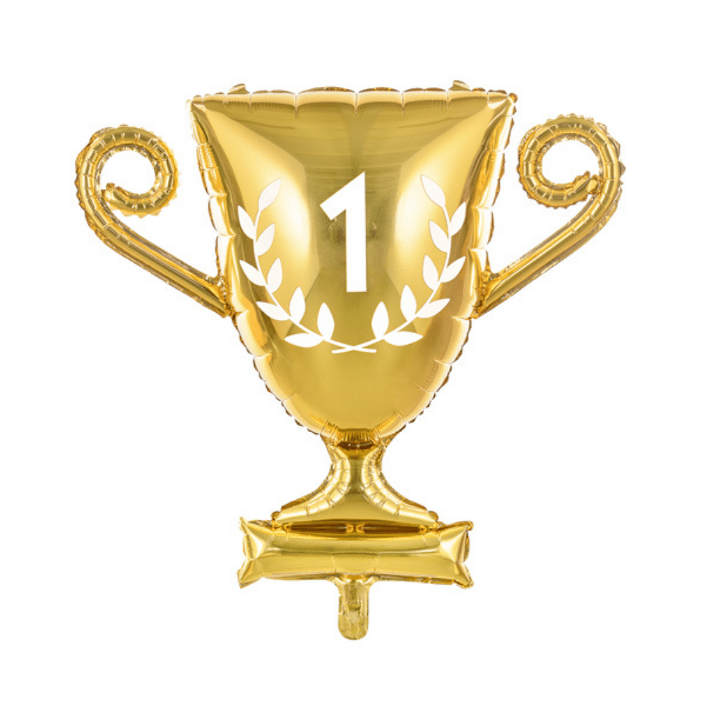Trofee Folieballon - per stuk - Champions Beker Supershape