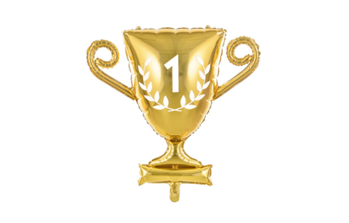 Trofee Folieballon - per stuk - Champions Beker Supershape
