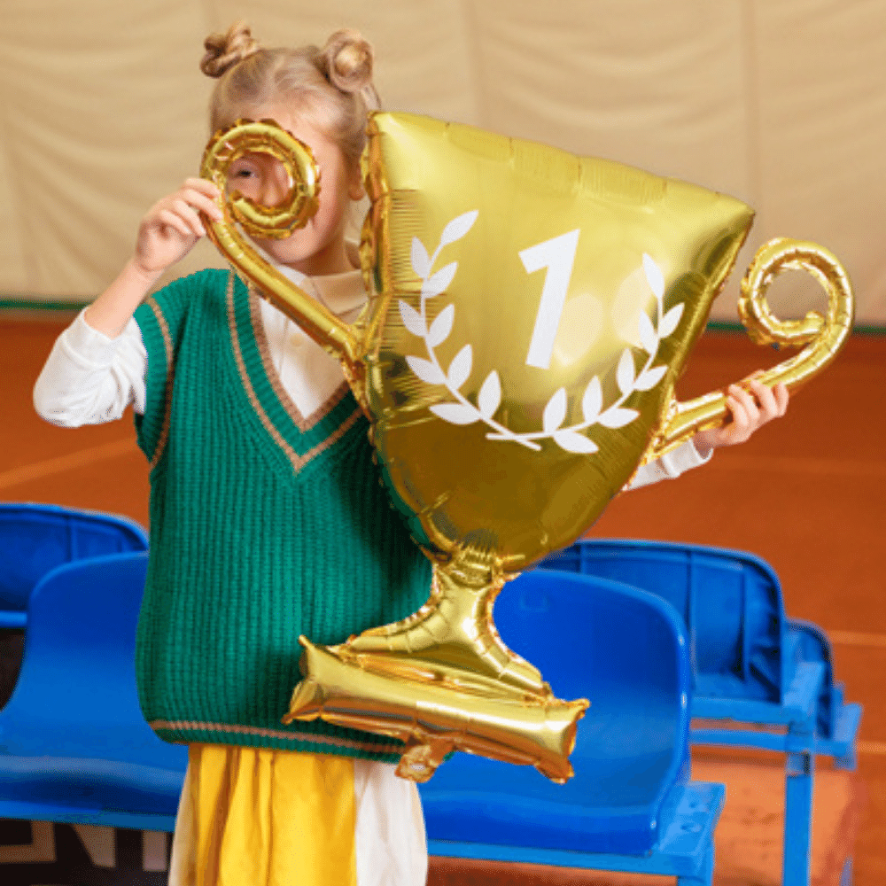 Trofee Folieballon - per stuk - Champions Beker Supershape