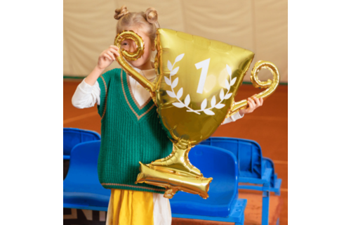 Trofee Folieballon - per stuk - Champions Beker Supershape