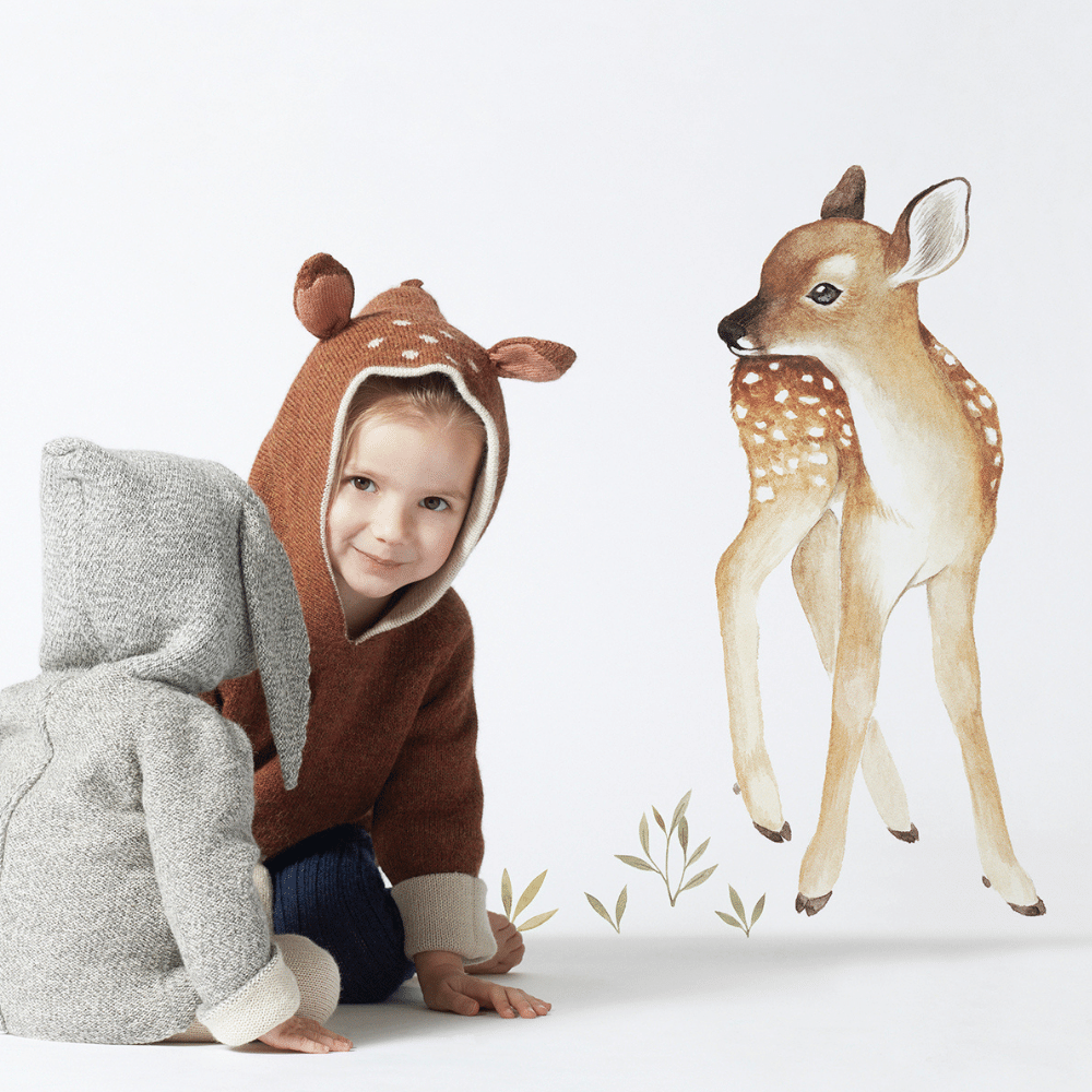 Muursticker Hert - per vel - Kinderkamerdecoratie