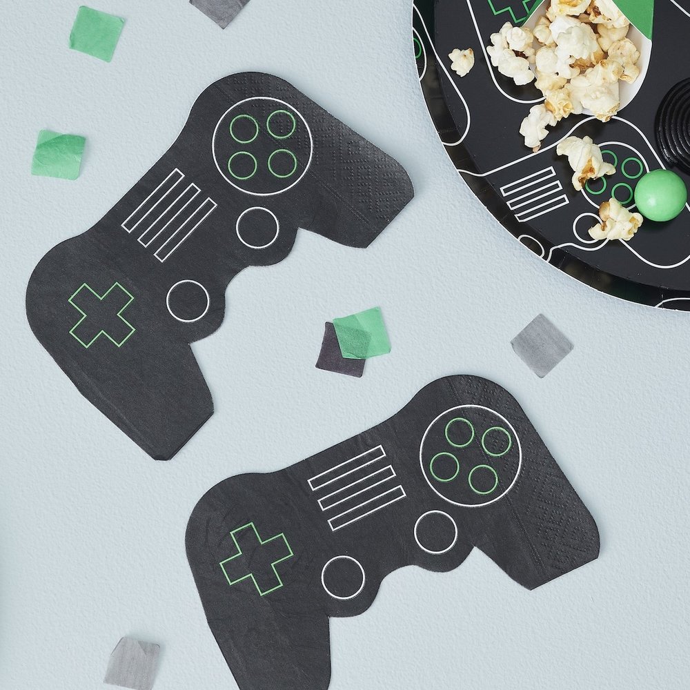 Game On Servetten - 16 stuks - Game feestartikelen