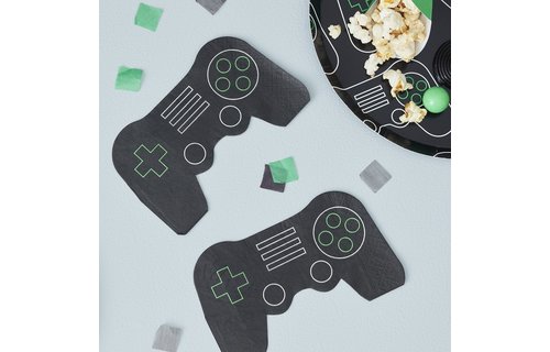 Game On Servetten - 16 stuks - Game feestartikelen