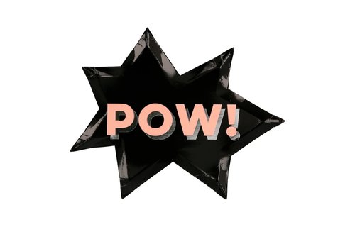 Superheroes Borden - 8 stuks - Superhero plates Meri Meri