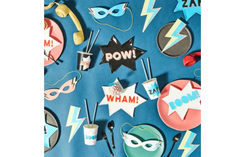 Superheroes Servetten - 16 stuks - Superhero napkins Meri Meri