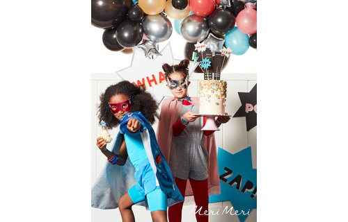 Superheroes Taarttoppers - per set - Superheroes cake topper Meri Meri