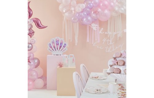 Pink Mermaid Servetten - 16 stuks - Mermaid feestartikelen