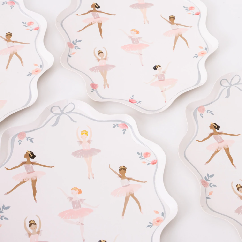 Ballerina Borden - 8 stuks - Ballet Meri Meri