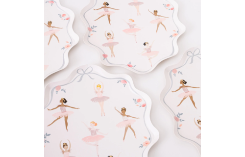 Ballerina Borden - 8 stuks - Ballet Meri Meri