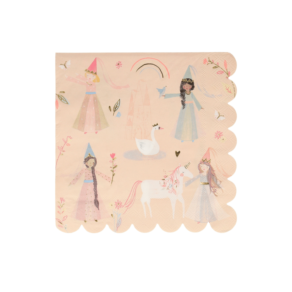 Magische Prinses Servetten - 16 stuks - Magical Princess Meri Meri