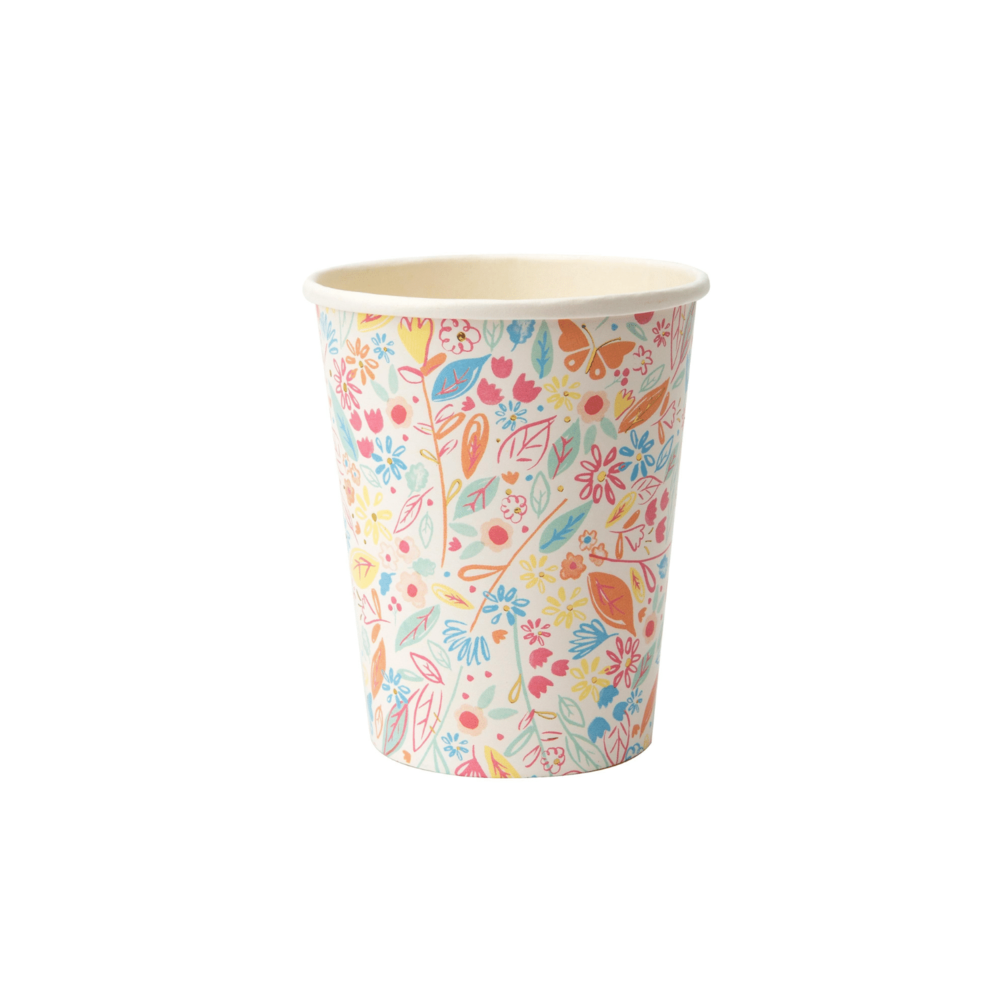 Magische Prinses Bloemen Bekers - 8 stuks - Magical Princess Meri Meri