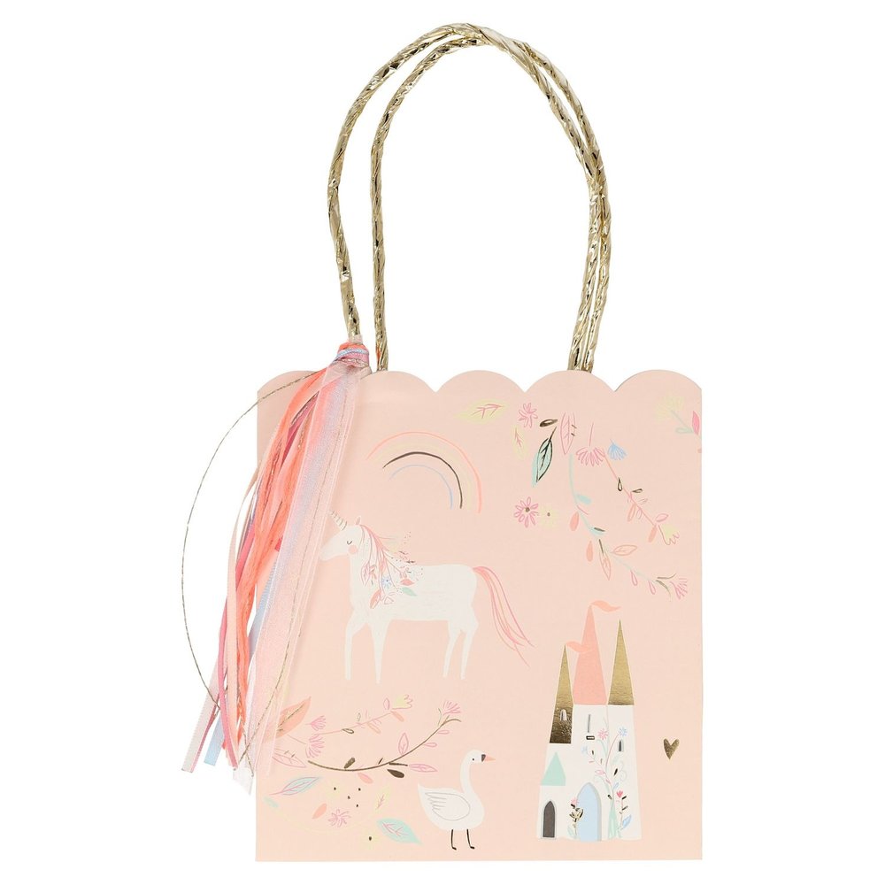 Magische Prinses Unicorn Tasjes - 8 stuks - Magical Princess Meri Meri
