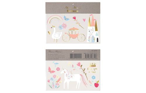 Magische Prinses Plaktatoeages - 2 vellen - Magical Princess Meri Meri