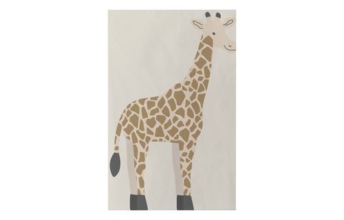 Let's Go Wild Servetten (Giraffe) - 16 stuks - Jungle Ginger Ray