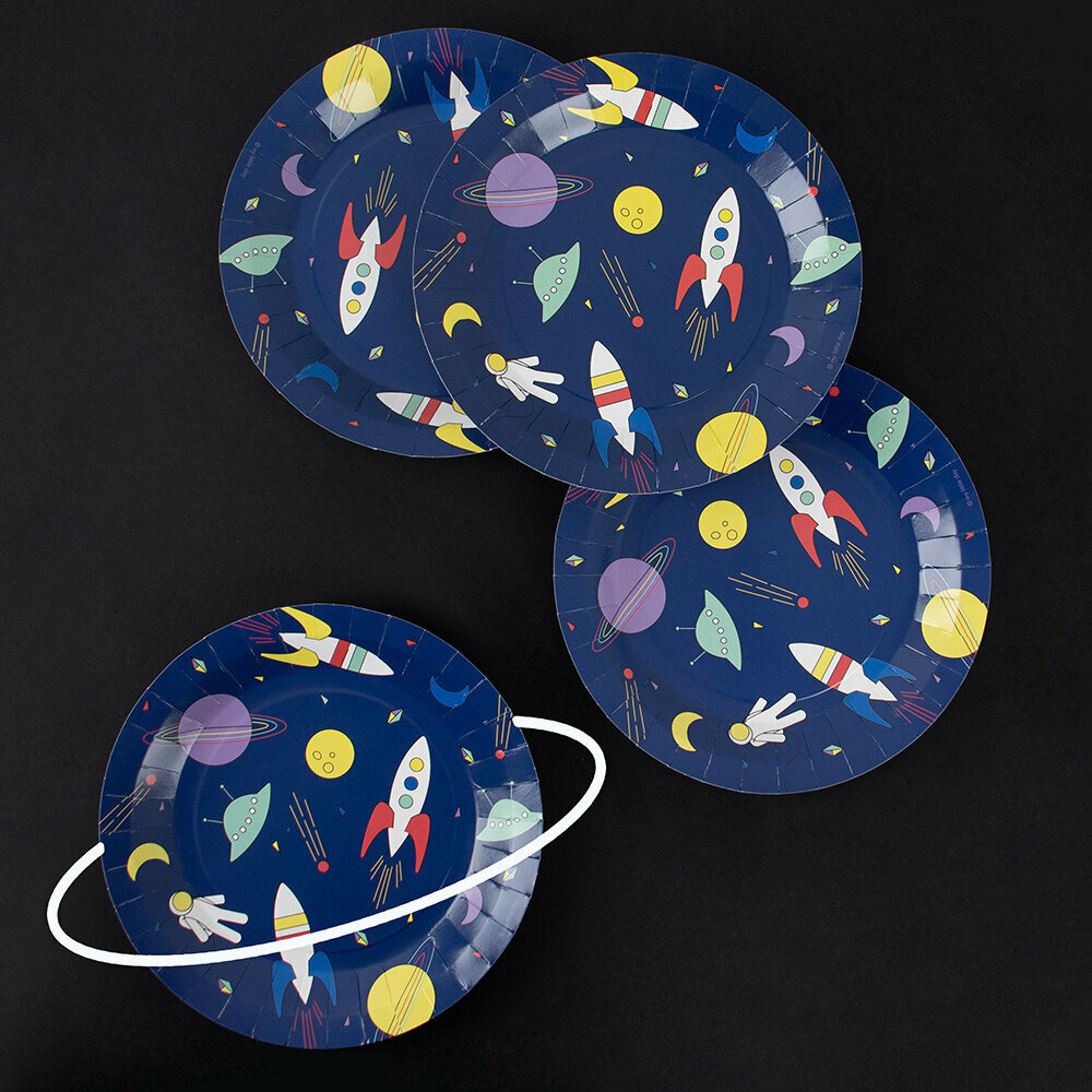 Cosmic Borden - 8 stuks - Voor een space feestje