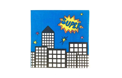 Superboy Red Servetten - 20 stuks - Superhelden