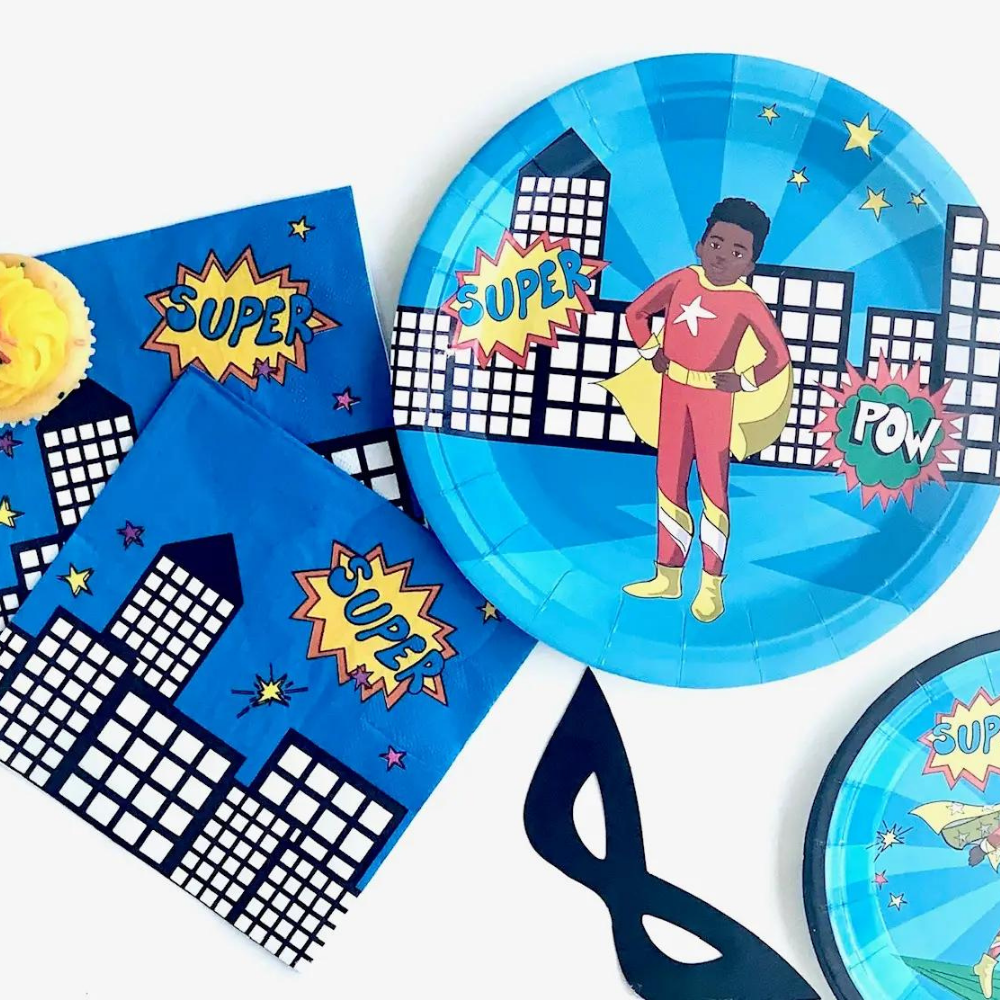 Superboy Red Bekers - 8 stuks - Superhelden