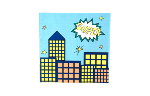 Superboy Green Servetten - 20 stuks - Superhelden