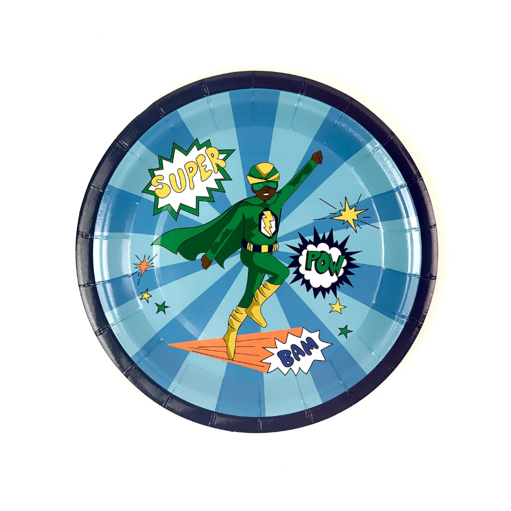 Superboy Green Bordjes - 8 stuks - Superhelden