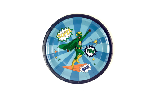 Superboy Green Bordjes - 8 stuks - Superhelden