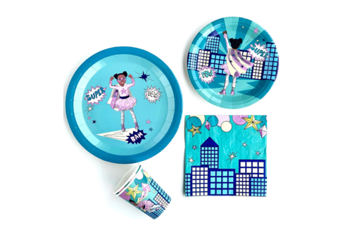 Supergirl Mint Servetten - 20 stuks - Superhelden