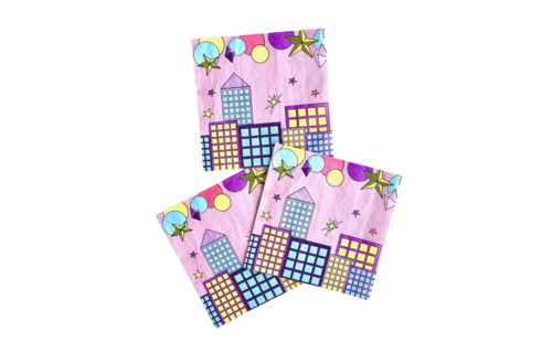 Supergirl Pink Servetten - 20 stuks - Superhelden