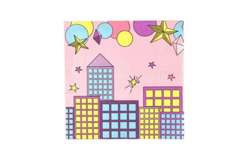 Supergirl Pink Servetten - 20 stuks - Superhelden