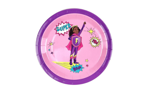 Supergirl Pink Borden - 8 stuks - Superhelden