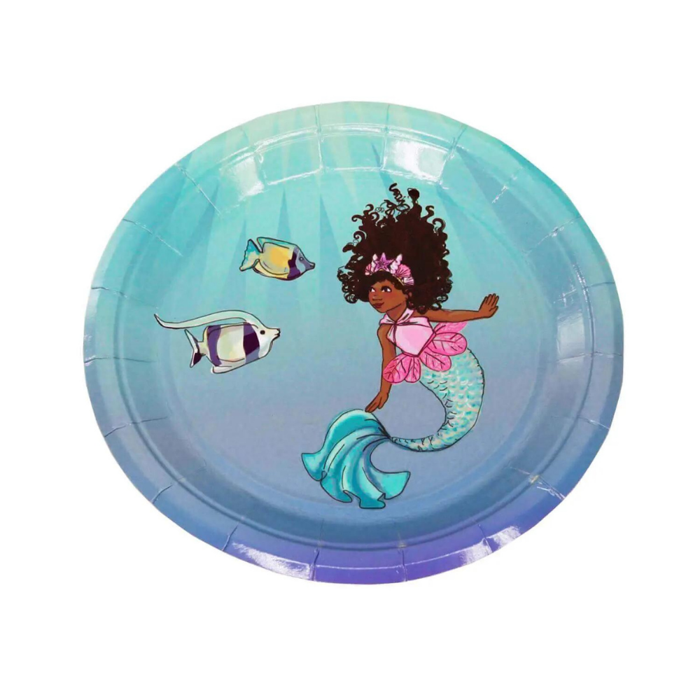 Let's Be Mermaids Bordjes - 8 stuks - Zeemeermin