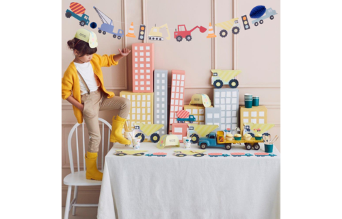 Constructie Bouwplaats Cupcakes Set - 24 stuks - Werktuigen
