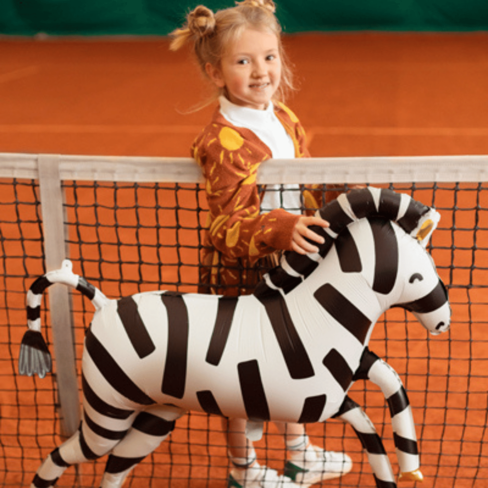 Zebra Folieballon (Supershape) - per stuk - Safari en jungle