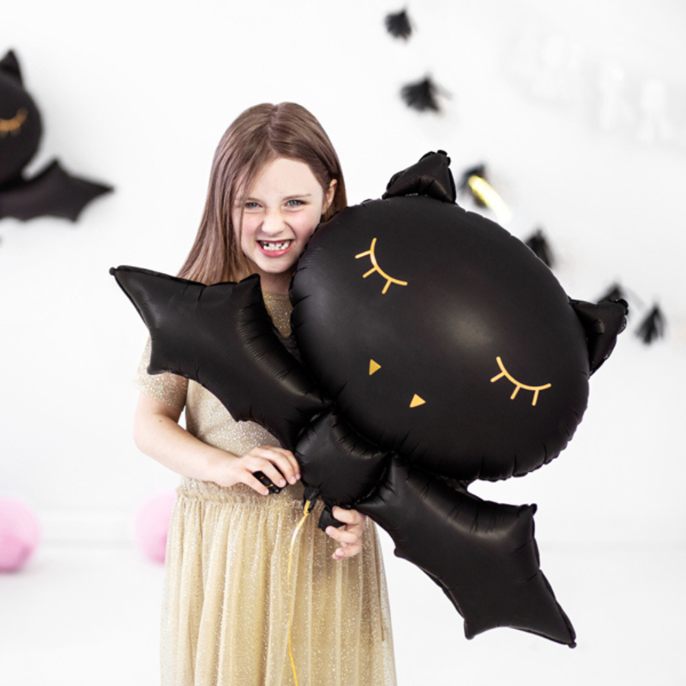 Vleermuis Folieballon (Supershape) - per stuk - Halloween en griezelfeest