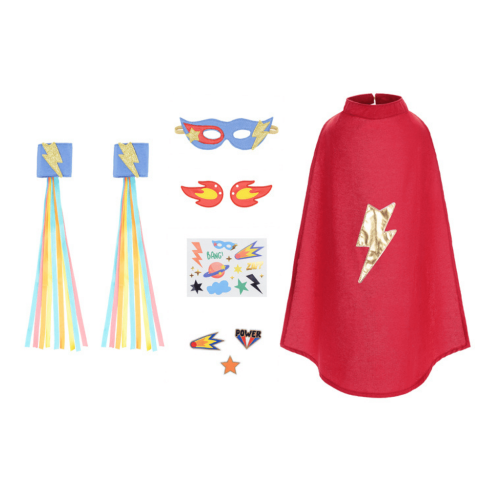 droom middernacht Vijftig Superhelden Kostuum (Kind) Set | Verkleedkleren voor kinderen - Hieppp