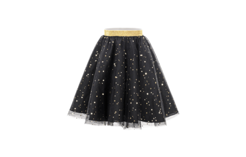 Rok Hocus Pocus (Kind) - per stuk - Zwart en Goud