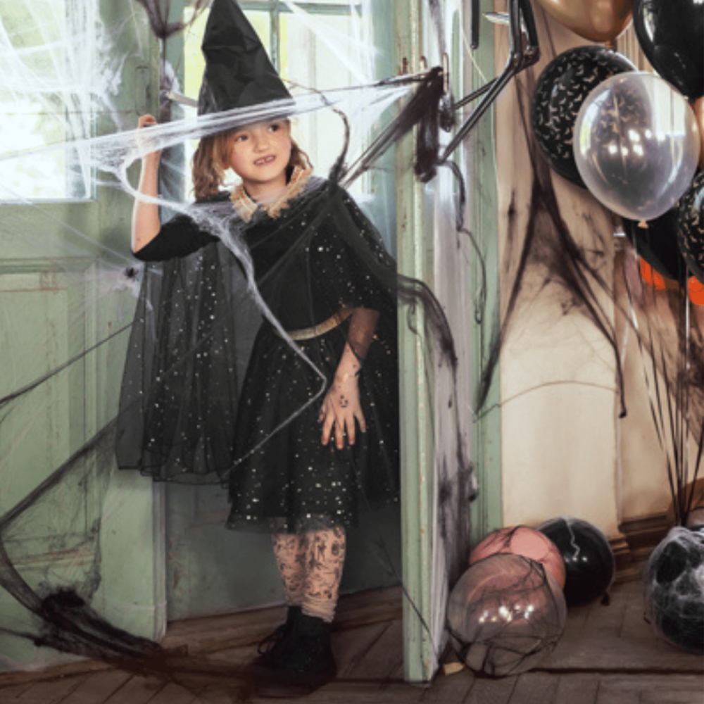 Rok Hocus Pocus (Kind) - per stuk - Zwart en Goud