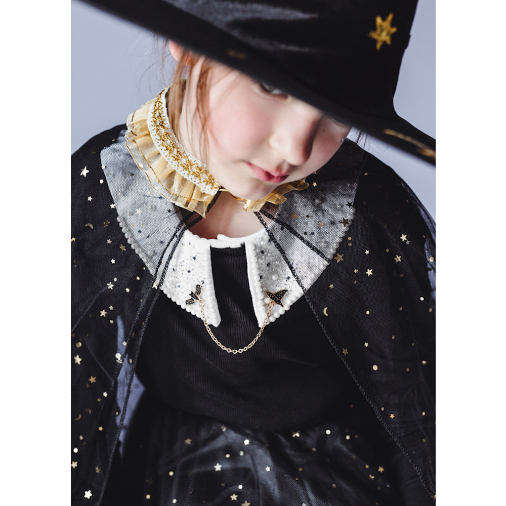 Cape Hocus Pocus (Kind) - per stuk - Zwart en Goud