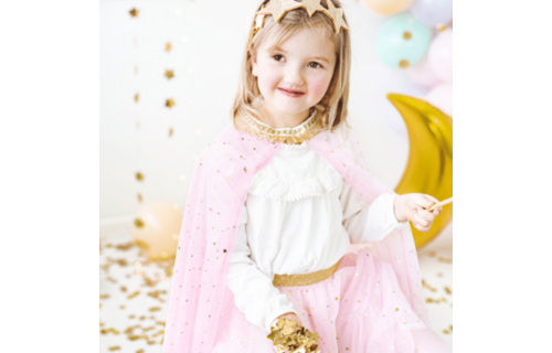 Cape Prinses (Kind) - per stuk - Roze en Goud
