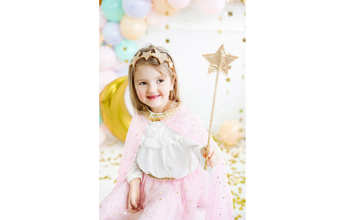 Cape Prinses (Kind) - per stuk - Roze en Goud