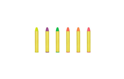 Schminkkrijtjes (Neon) - Set van 6 - Schmink en grime