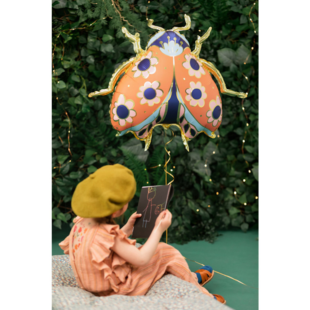 Lieveheersbeestje Folieballon (Supershape) - per stuk - Glam Ladybug