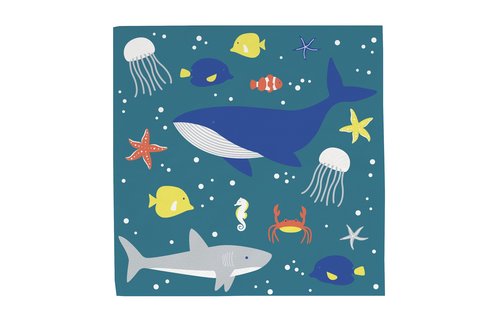 Zeedieren (Ocean) Servetten -20 stuks - Diep in de zee