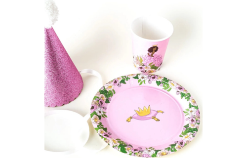 Prinses Bordjes - 8 stuks - Swan Lake Princess