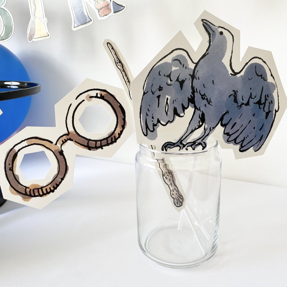 Harry Potter Photo Props - set van 8 - Harry Potter Feestartikelen
