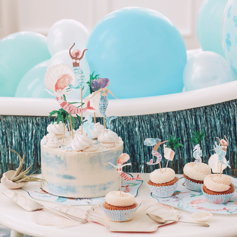 Mermaid Cupcakes Set - 24 stuks - Mermaid Party