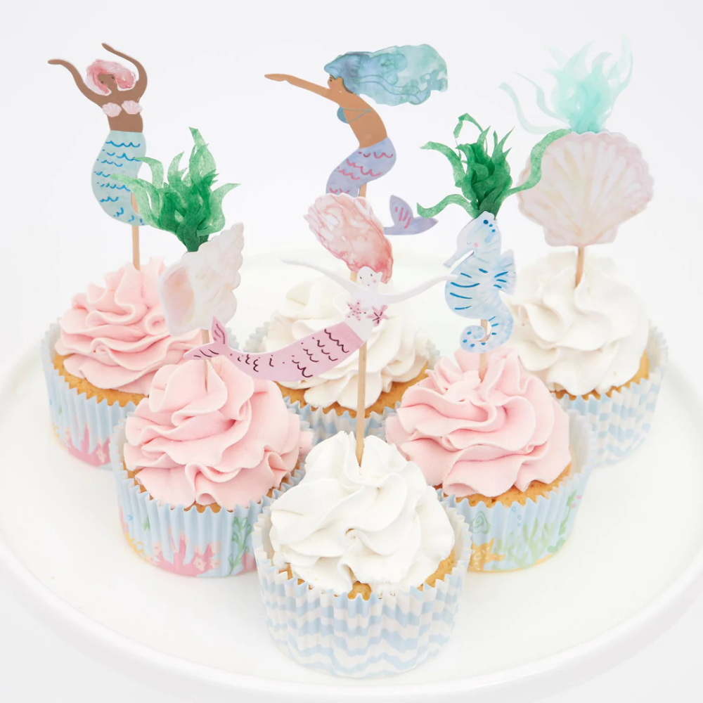 Mermaid Cupcakes Set - 24 stuks - Mermaid Party