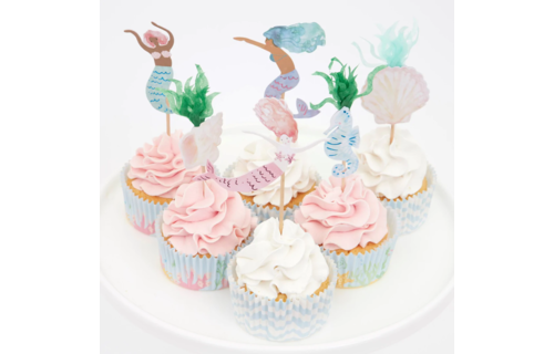Mermaid Cupcakes Set - 24 stuks - Mermaid Party
