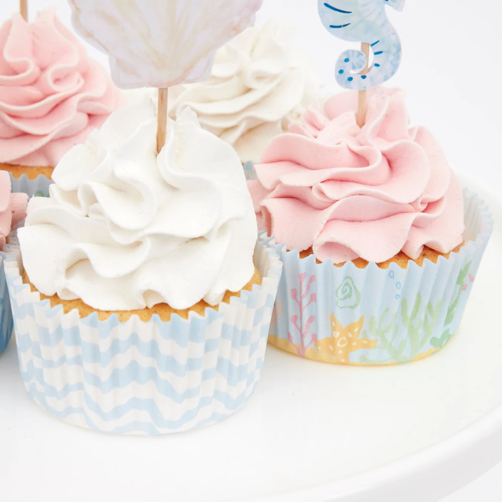 Mermaid Cupcakes Set - 24 stuks - Mermaid Party