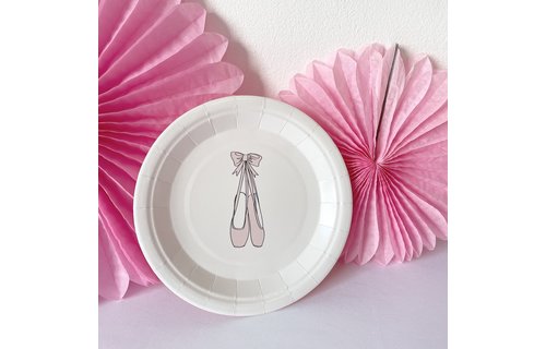 Ballet Bordjes - 8 stuks - Ballerina